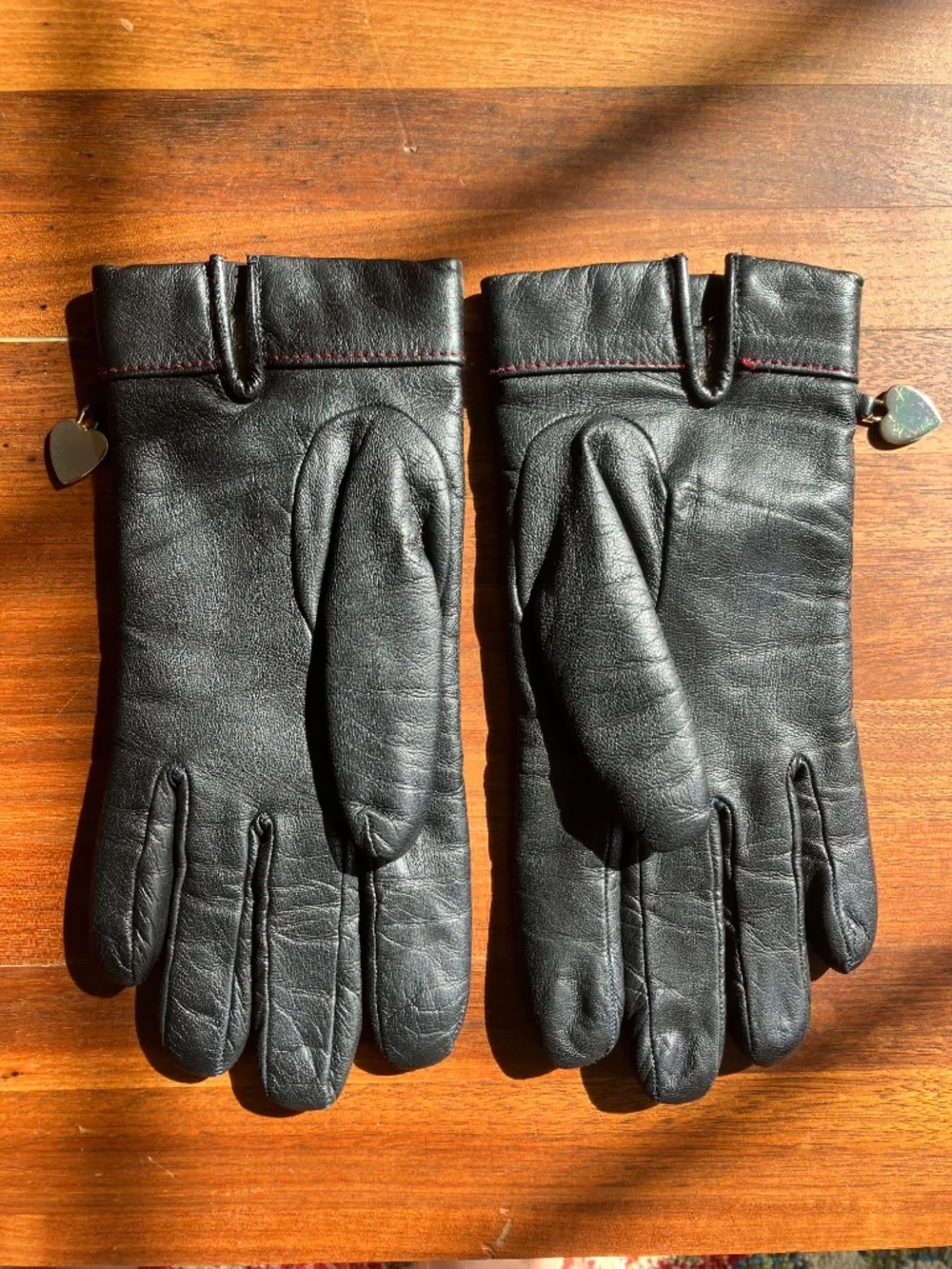 Moschino Lambskin Gloves Size 7 Small